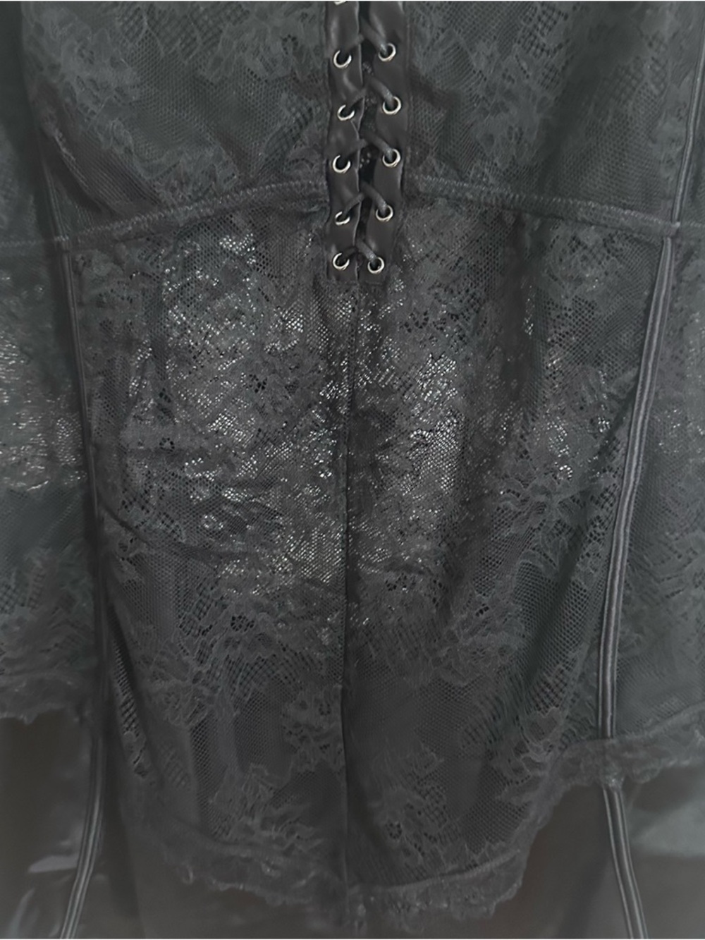 Torrid Curve Black Lace Underwire Bodysuit Size 6 Plus NWT Sexy Lingerie - Picture 7 of 13